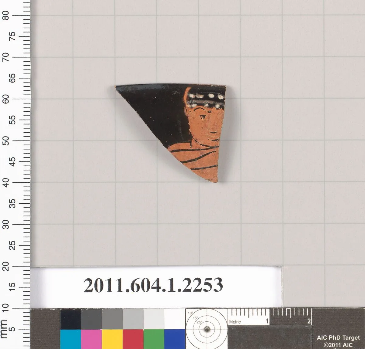 Terracotta rim fragment of a kylix (drinking cup) — Unknown