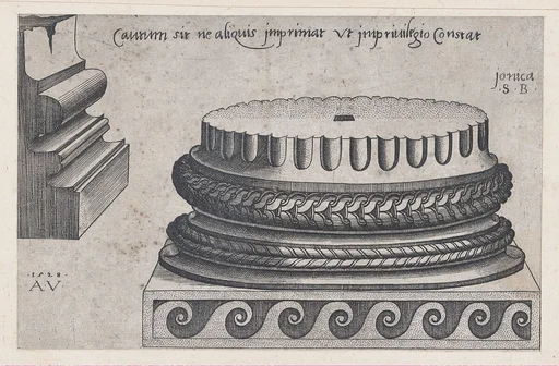 Speculum Romanae Magnificentiae: Ionic Base