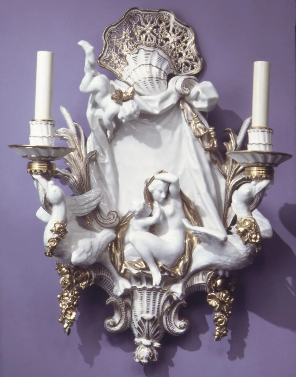 Sconce (one of a pair) — Meissen Manufactory|Johann Joachim Kändler|Johann Friedrich Eberlein