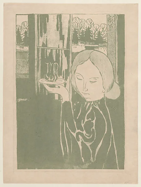 Marthe bringing the creuts — Maurice Denis