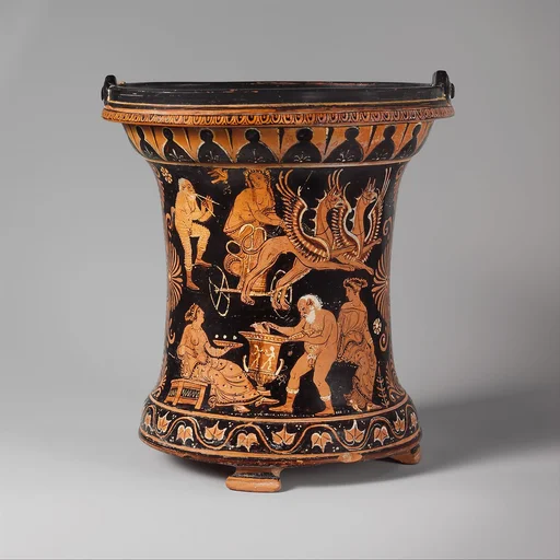 Terracotta situla (bucket)