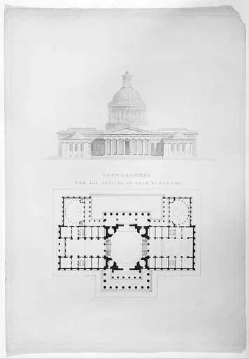 For the Capitol of Ohio, by A.J.D. arch.