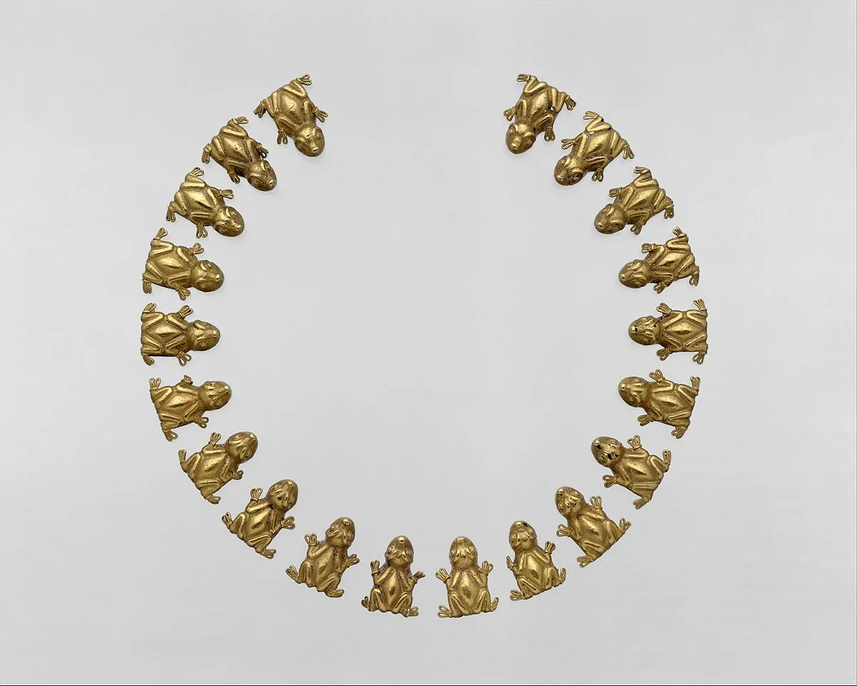 Necklace Ornaments, Frogs — Unknown