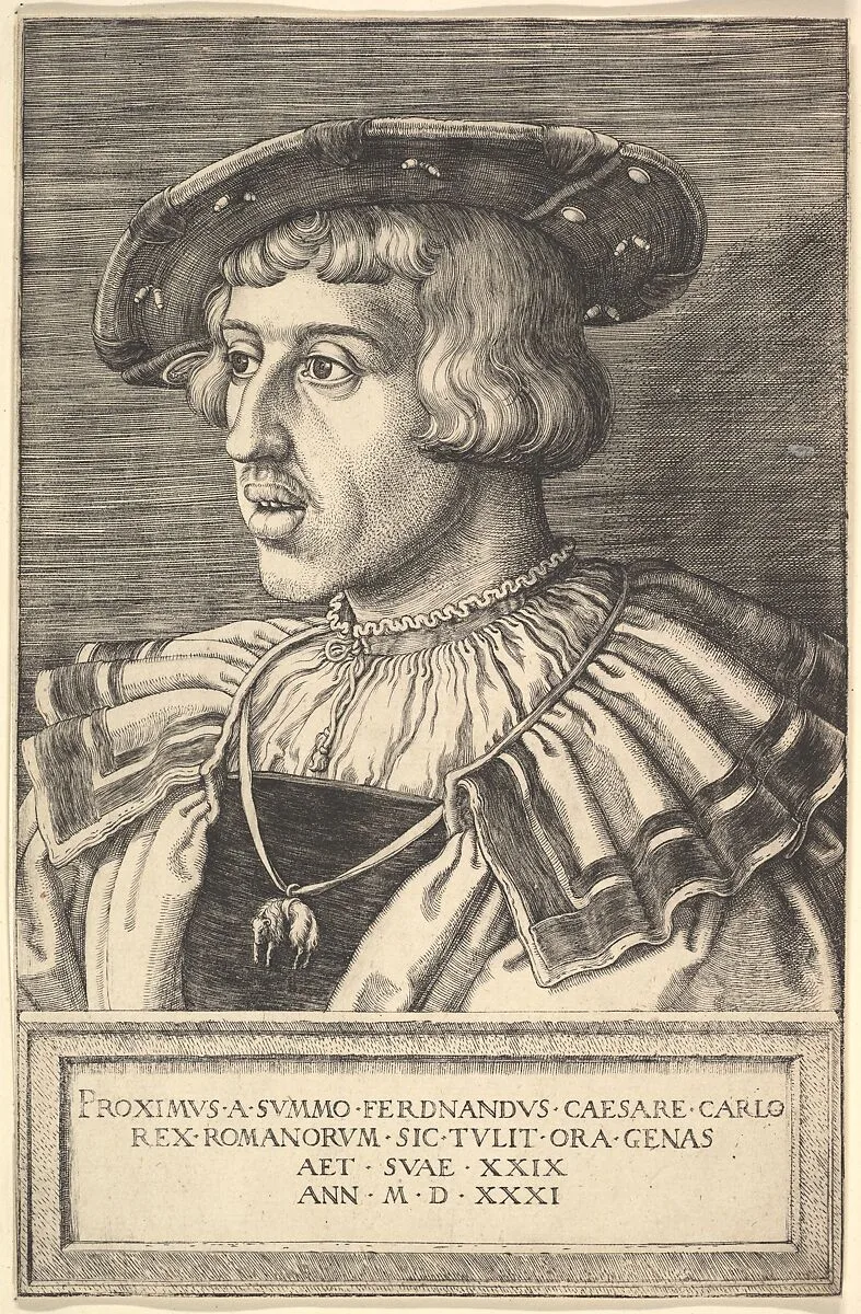 Emperor Ferdinand I — Barthel Beham