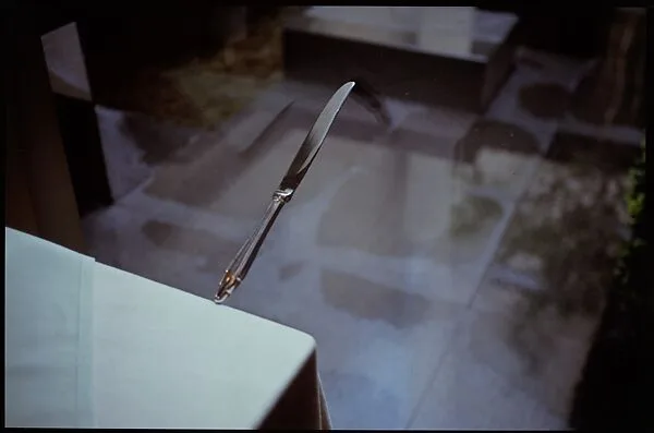 Knife on Table — Gabriel Orozco