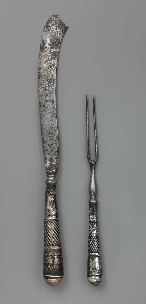 Table knife and fork — Unknown