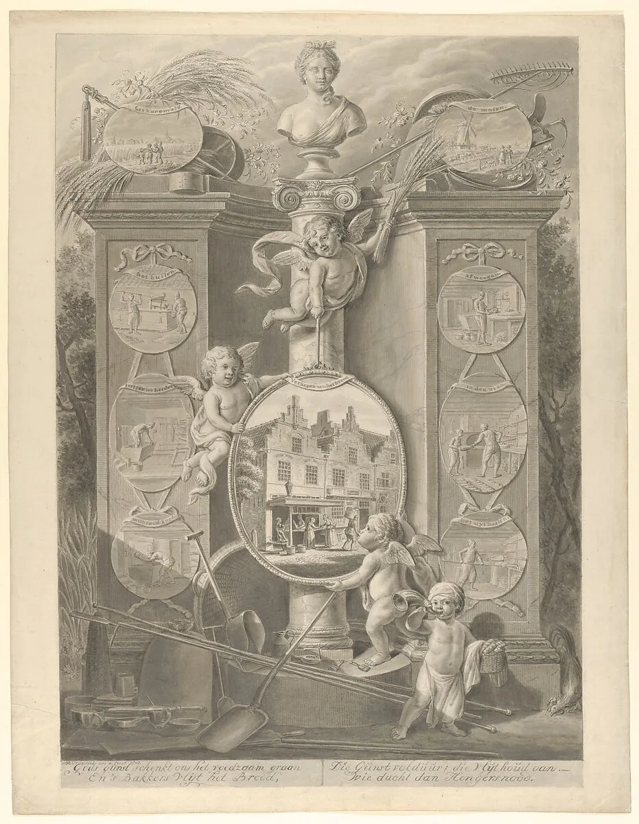 Allegory of the Baker's Trade — Johannes Petrus van Horstok