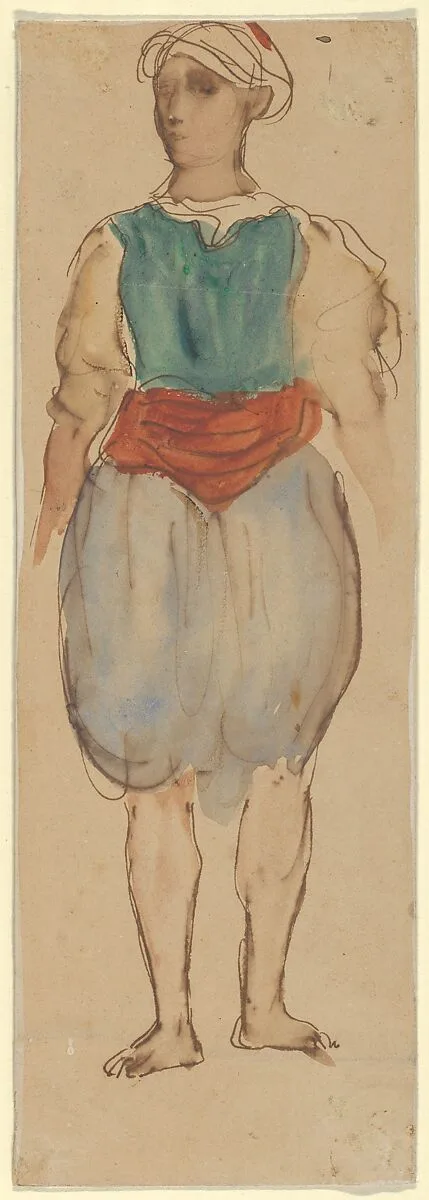 Young Moroccan, Standing — Eugène Delacroix