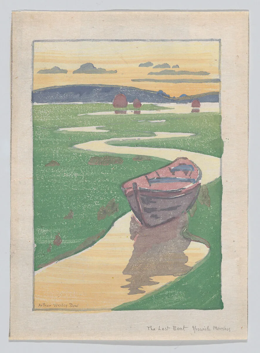 "The Derelict" or "The Lost Boat" — Arthur Wesley Dow