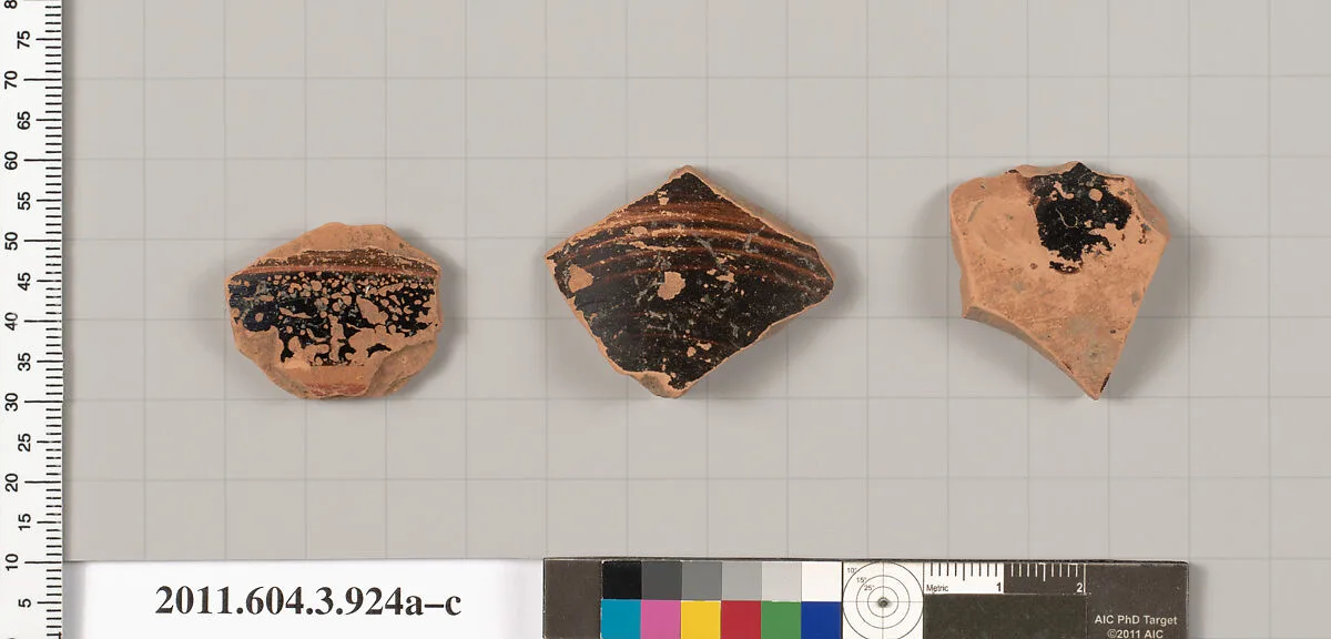 Terracotta fragments of lekythoi (oil flasks) — Unknown