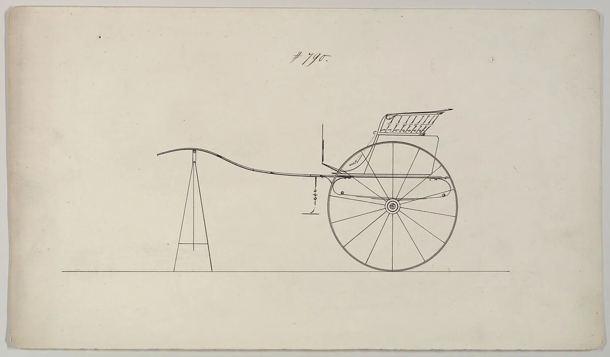 Design for Park Gate Gig, no. 790 — Brewster & Co.