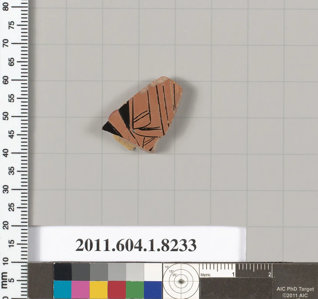 Terracotta fragment of a kylix (drinking cup) — Unknown