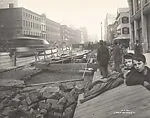 [Interborough Rapid Transit (IRT) Construction, Fourth Avenue Near 18th Street, New York City]