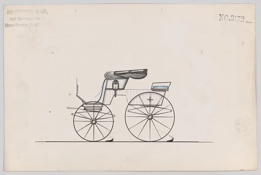 Design for Stanhope Phaeton, no. 3172a