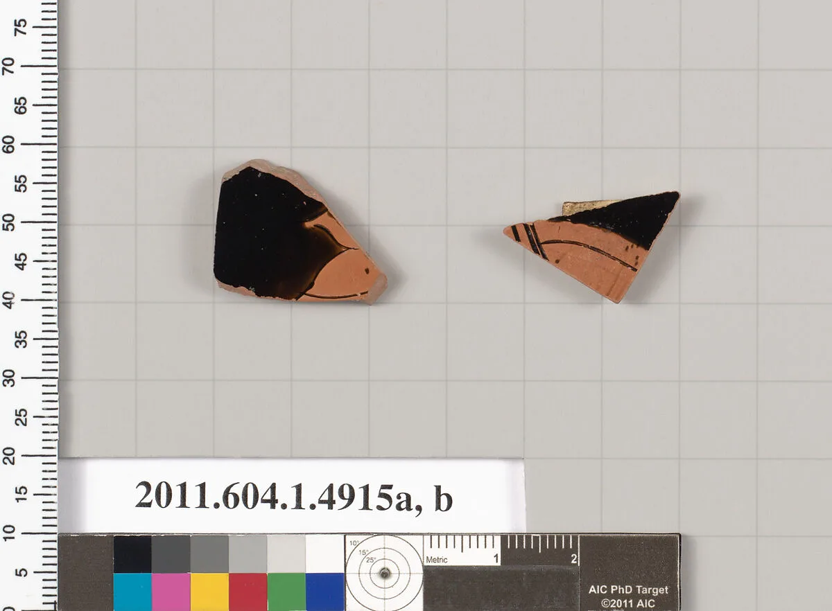 Terracotta fragments of kylikes (drinking cups) — Unknown