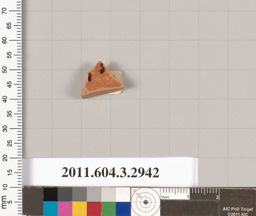 Terracotta fragment of a kylix (drinking cup)