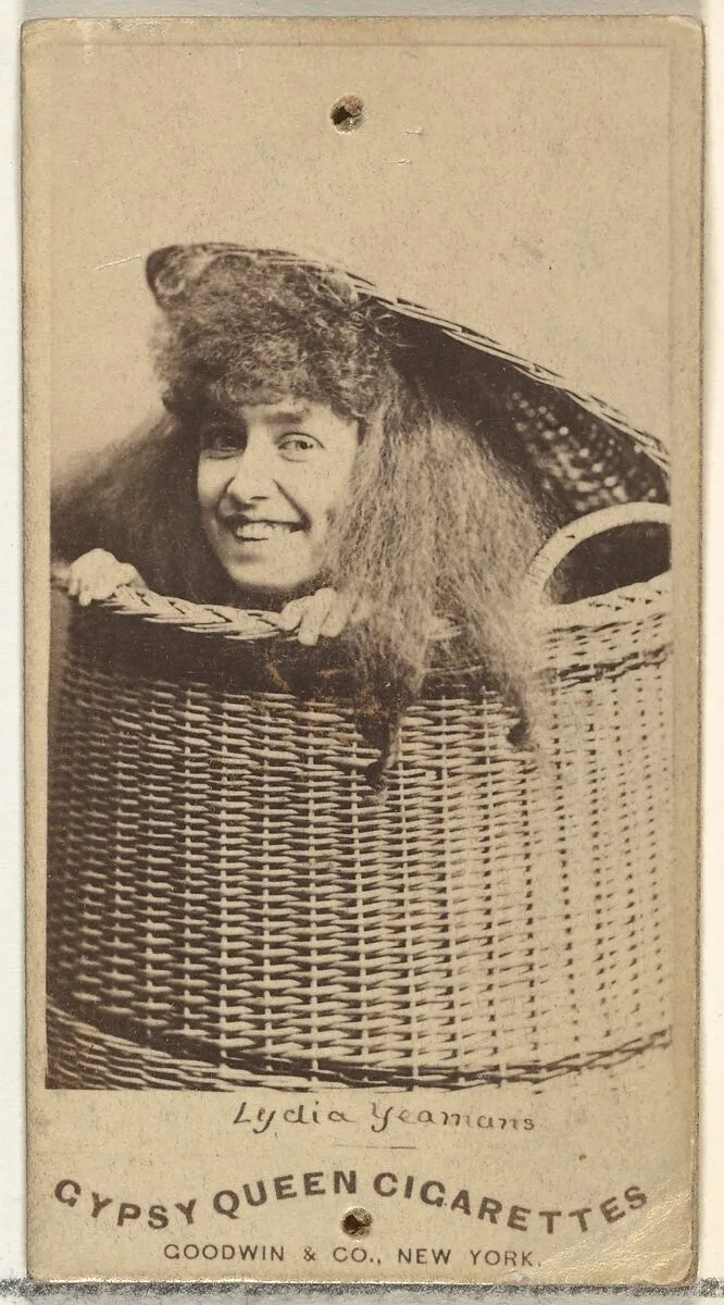 Lydia Yeamans, from the Actors and Actresses series (N171) for Gypsy Queen Cigarettes — Goodwin & Company