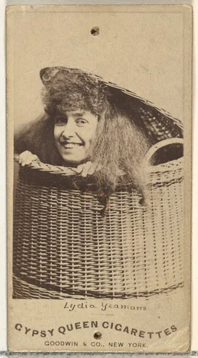 Lydia Yeamans, from the Actors and Actresses series (N171) for Gypsy Queen Cigarettes