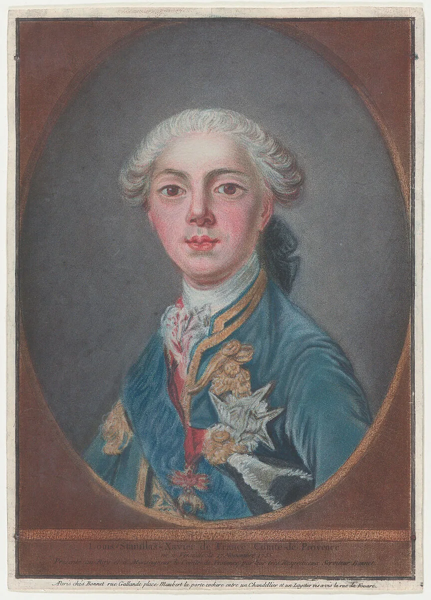 Louis-Stanislas-Xavier de France, Comte de Provence — Louis Michel Vanloo|Louis Marin Bonnet