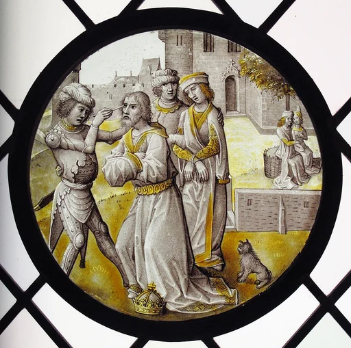 Roundel with the Blinding of Zaleucus of Locria