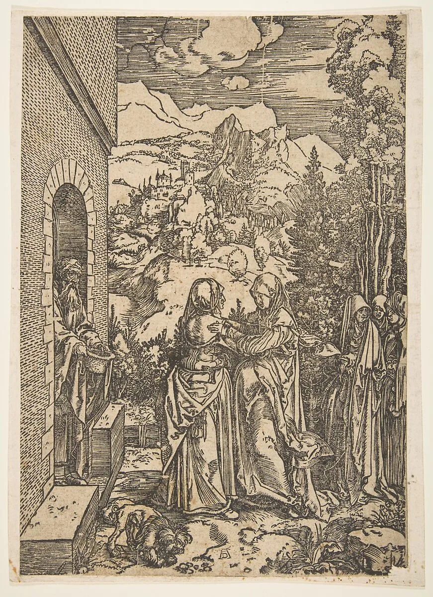 The Visitation, from The Life of the Virgin (copy) — Albrecht Dürer