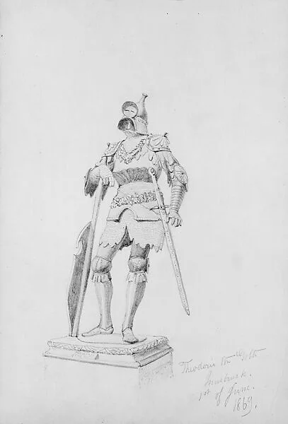 Theodoric the Goth, Tomb of Maximilian I, Innsbruck — John Singer Sargent|Peter Vischer the Elder
