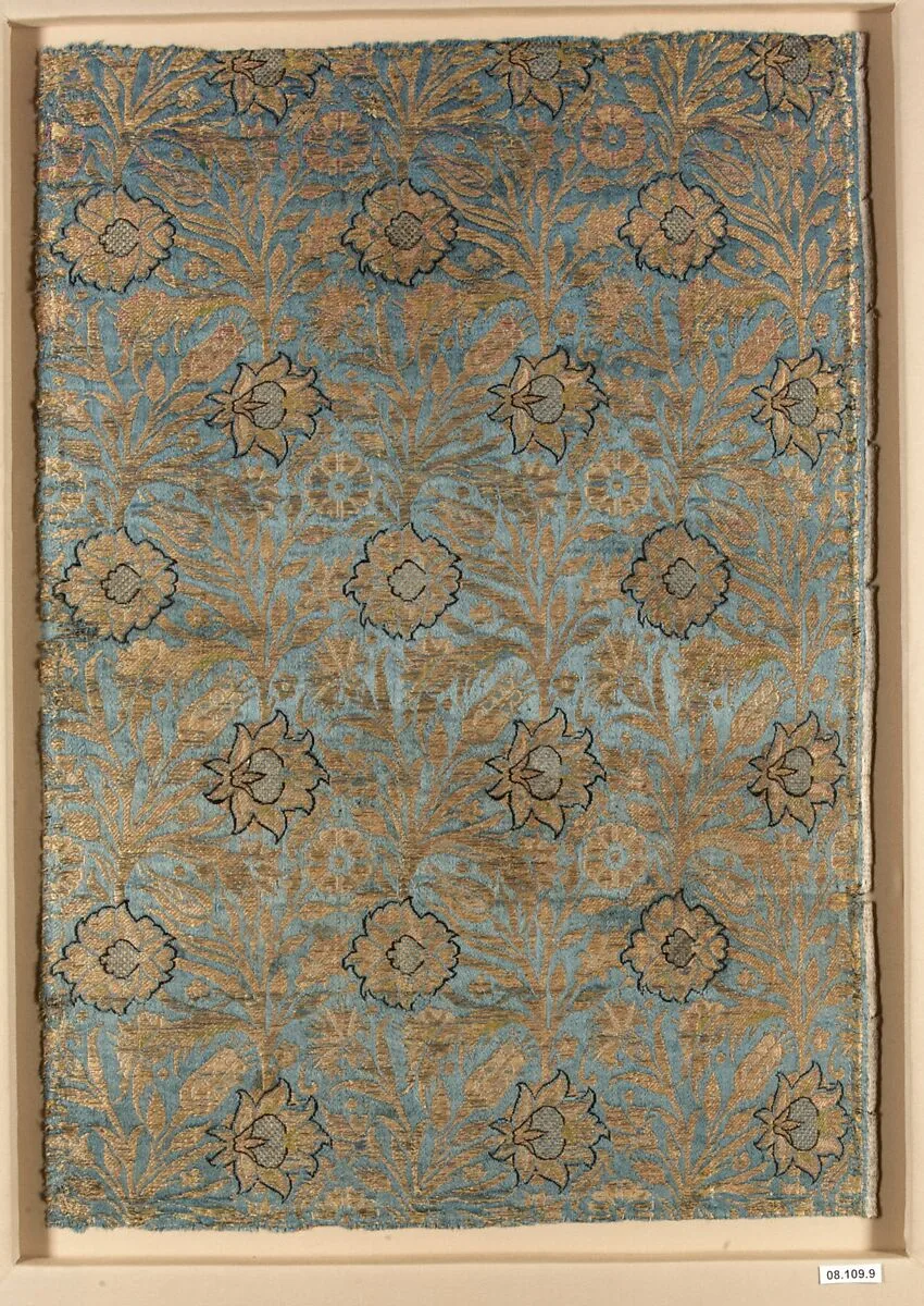 Fragment of a Brocaded Silk — Unknown