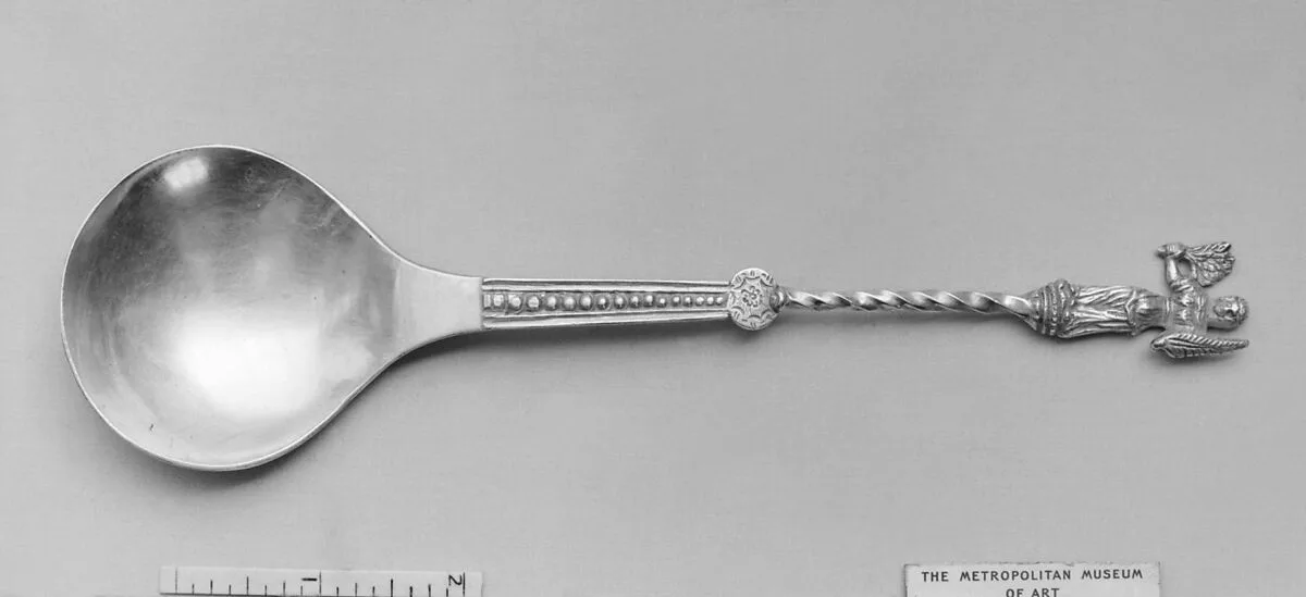 Figure-top spoon — Unknown
