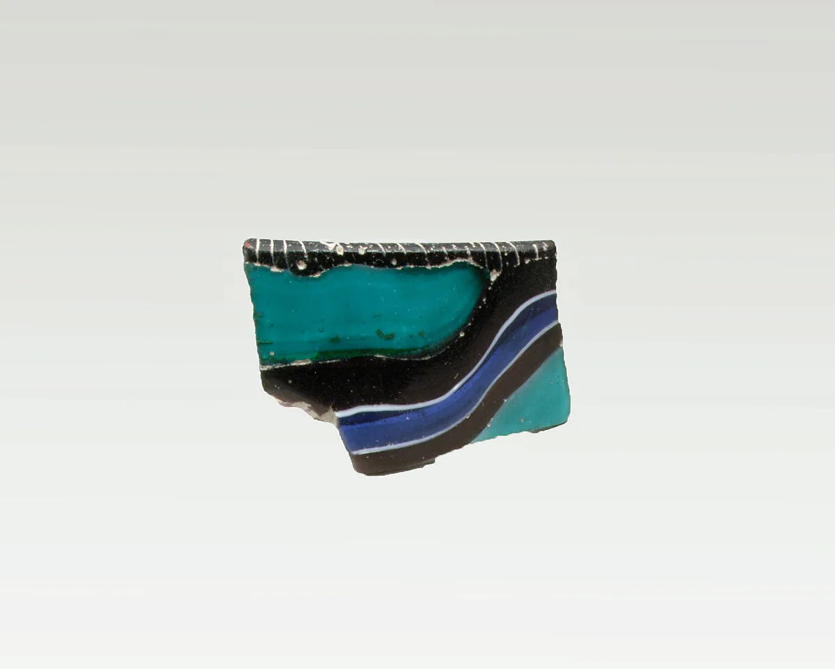 Mosaic glass fragment — Unknown