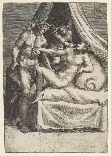 Apollo and Daphne, from "The Loves of the Gods" (Amorosi diletti degli dei)