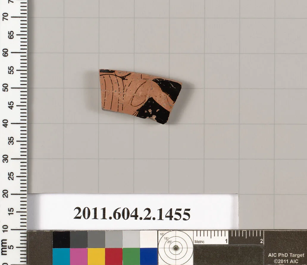 Terracotta fragment of a skyphos (deep drinking cup) — Unknown