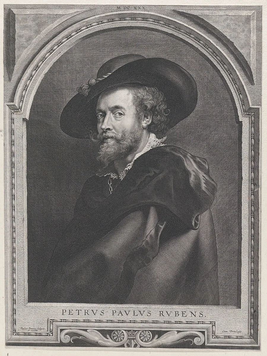 Portrait of Peter Paul Rubens, aged 46 — Peter Paul Rubens|Paulus Pontius|Peter Paul Rubens