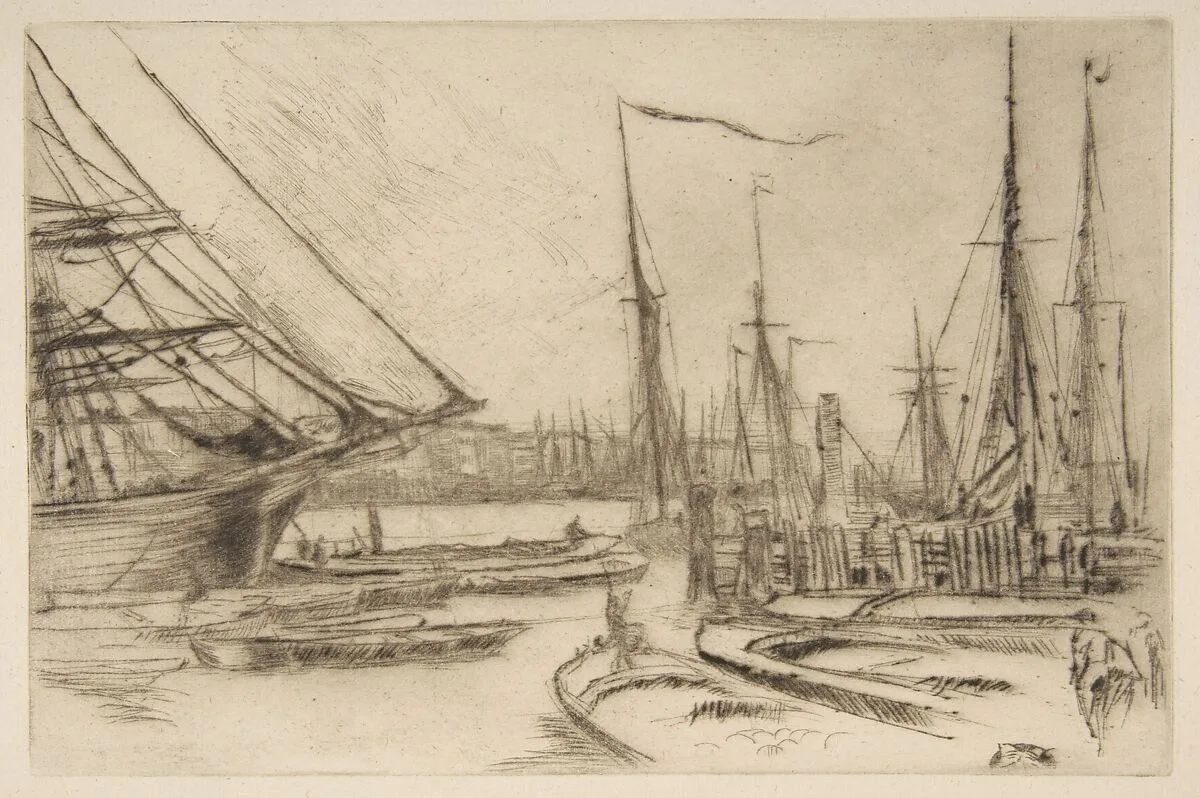 A Sketch from Billingsgate (From Billingsgate) — James McNeill Whistler