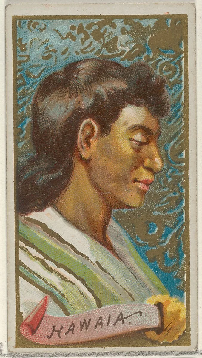 Hawaia, from the Types of All Nations series (N24) for Allen & Ginter Cigarettes — George S. Harris & Sons|Allen & Ginter