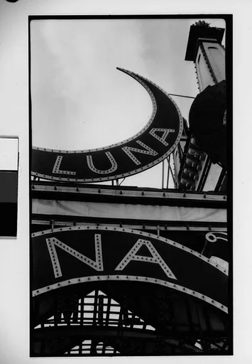 [Luna Park Sign Detail, Coney Island, New York]