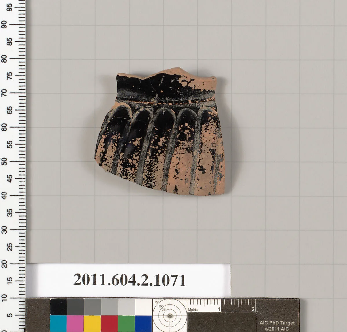 Terracotta fragments of a mug, oinochoe, shape 8 — Unknown