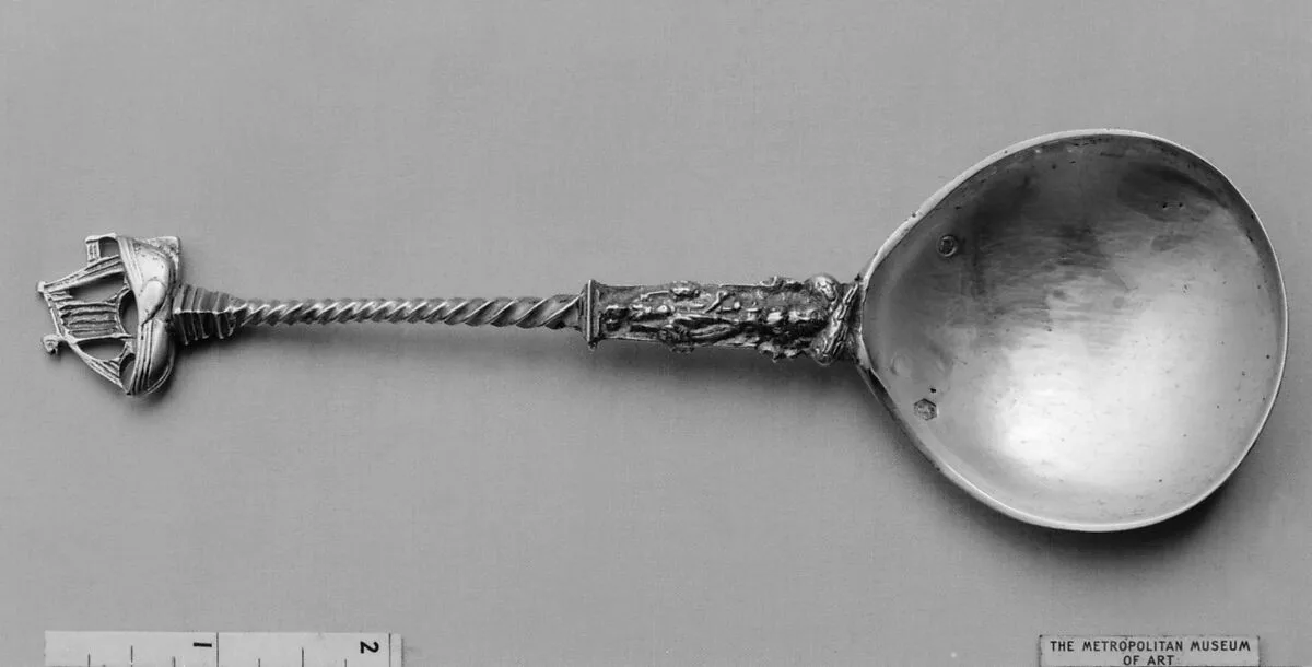 Figure-top spoon — Unknown