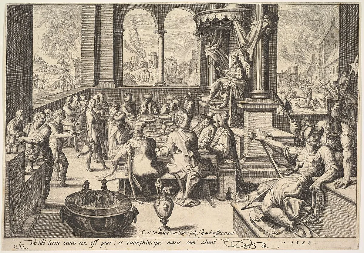 Allegory of the Government of a Childish King — Jacques de Gheyn II|Karel van Mander I|Joos de Bosscher