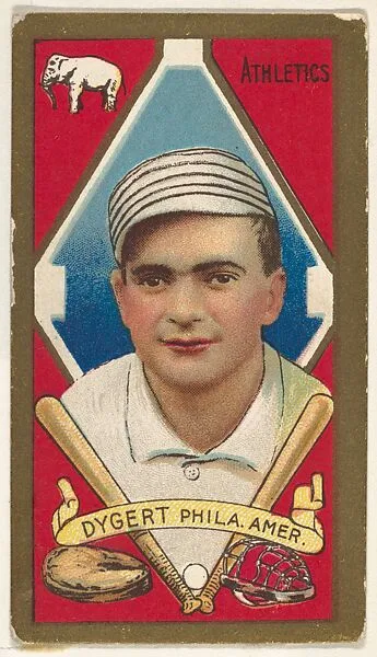 James Dygert, Philadelphia, American League, from the "Baseball Series" (Gold Borders) set (T205) issued by the American Tobacco Company — American Tobacco Company