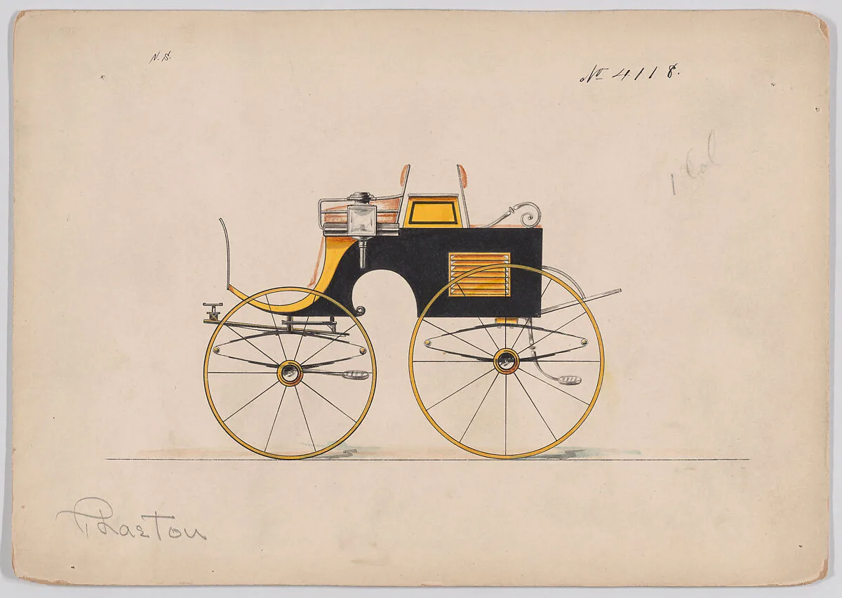 Dog Cart Phaeton/Four Wheel Tandem Cart # 4118 — Brewster & Co.