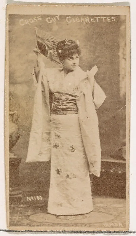 Card Number 180, Geraldine Ulmer, from the Actors and Actresses series (N145-1) issued by Duke Sons & Co. to promote Cross Cut Cigarettes — W. Duke, Sons & Co.