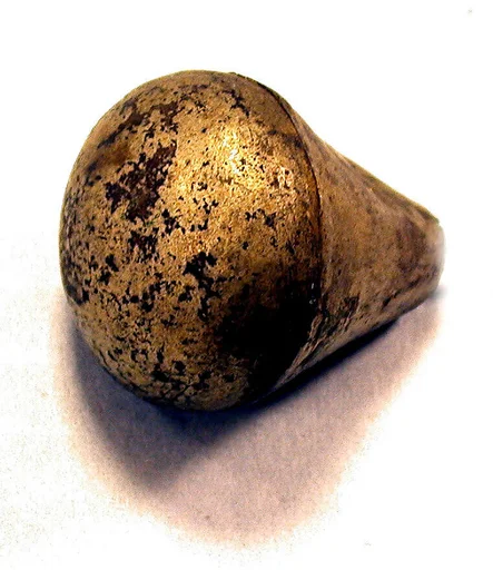 Hammered Silver Cone Ornament
