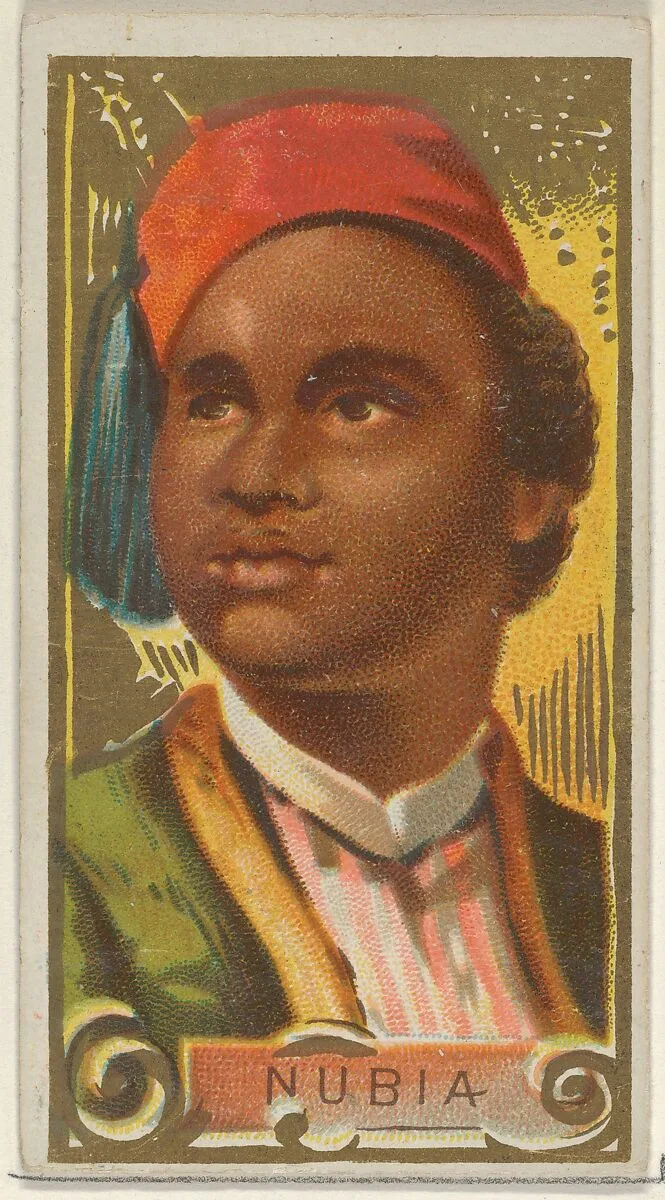 Nubia, from the Types of All Nations series (N24) for Allen & Ginter Cigarettes — George S. Harris & Sons|Allen & Ginter