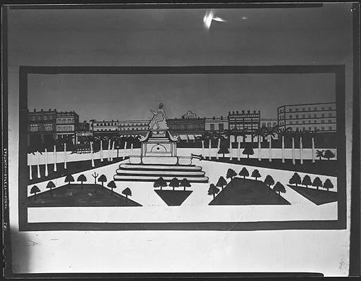 [Mural of Parque Central, Havana]