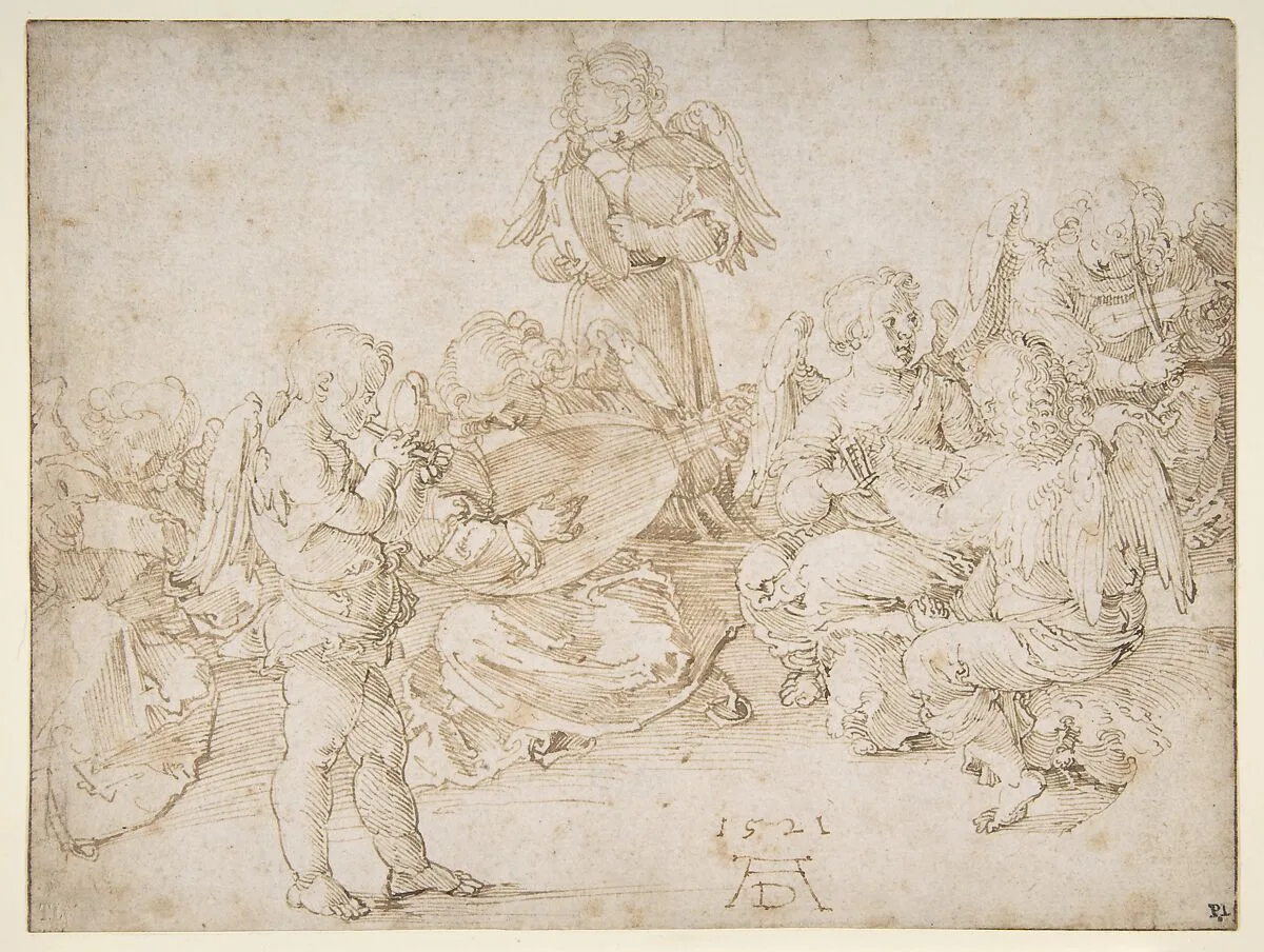 Music-Making Angels — Albrecht Dürer