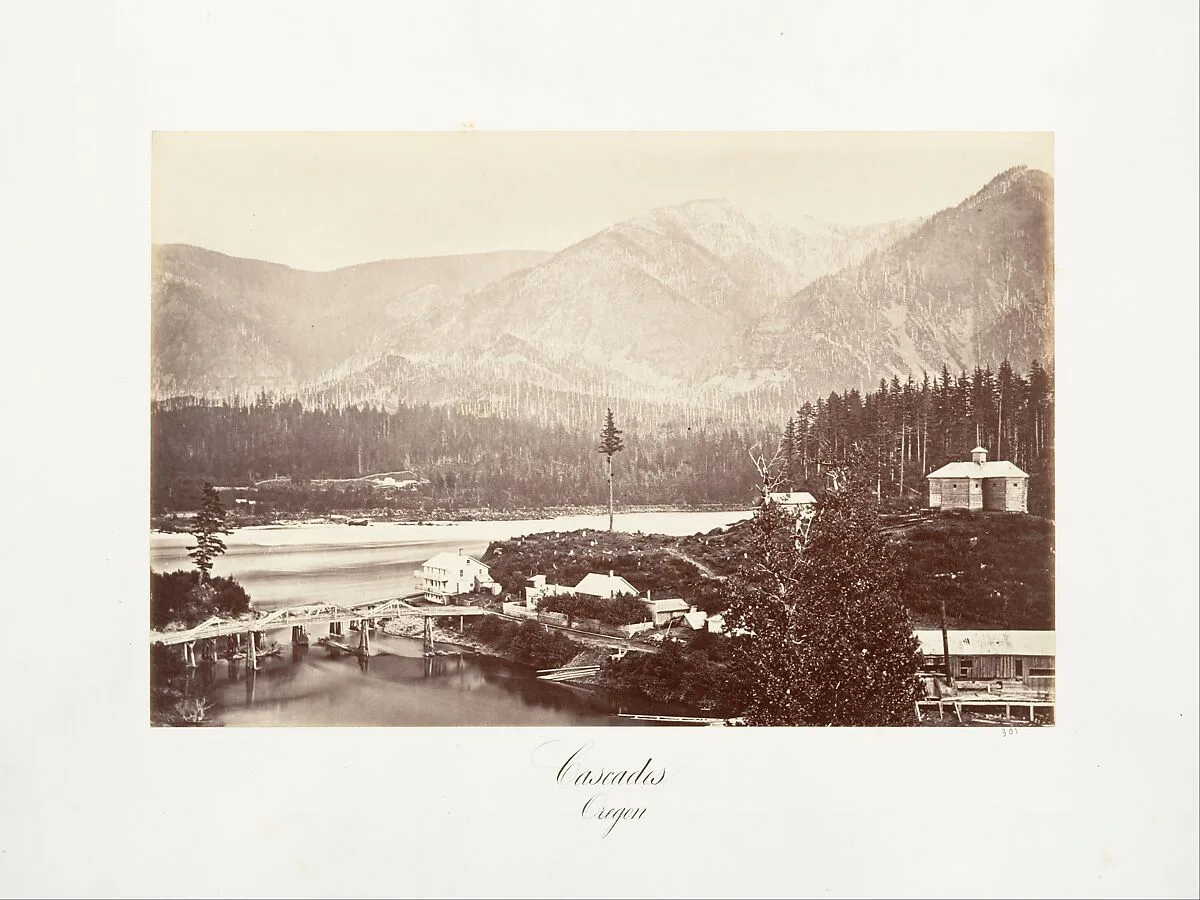 Cascades, Oregon — Carleton E. Watkins