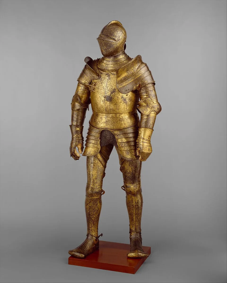 Armor Garniture, Probably of King Henry VIII of England (reigned 1509–47) — Hans Holbein the Younger|Royal Workshops at Greenwich