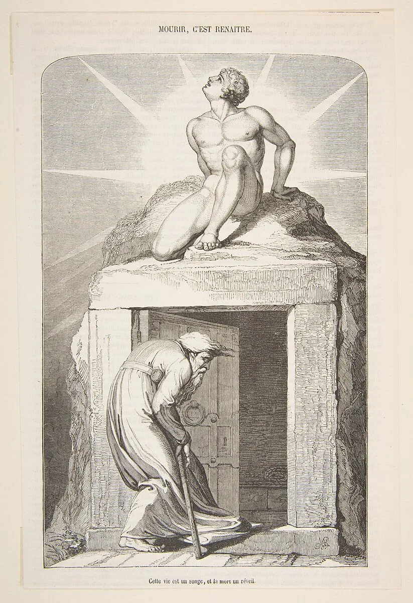 Mourir C'est Renaitre (Death and Immortality) — Robert Blair|William Blake
