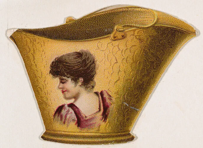 Coal bucket, from the Novelties series (N228, Type 3) issued by Kinney Bros. — Kinney Brothers Tobacco Company