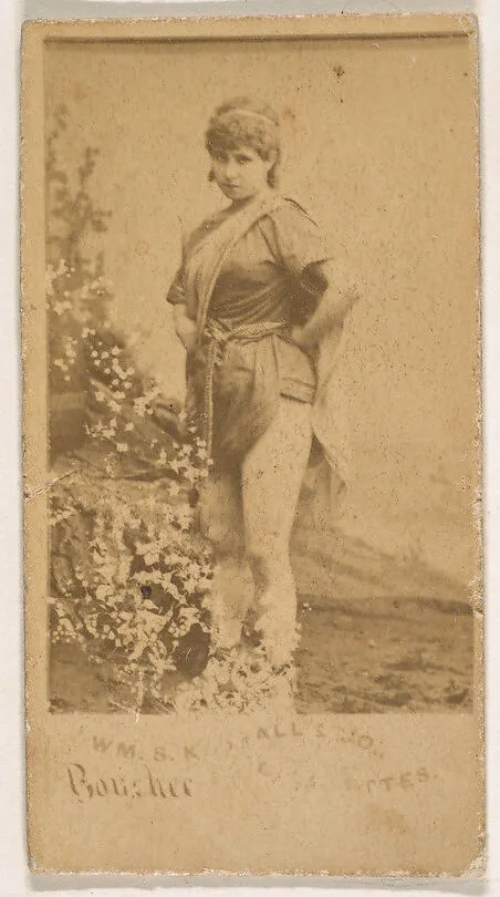 Miss Boushee, from the Actresses series (N203) issued by Wm. S. Kimball & Co. — William S. Kimball & Company